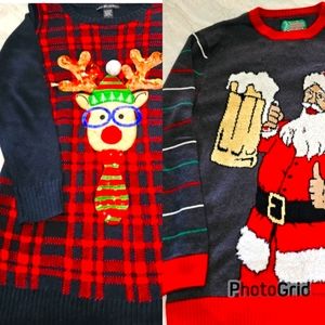 2 Christmas sweaters